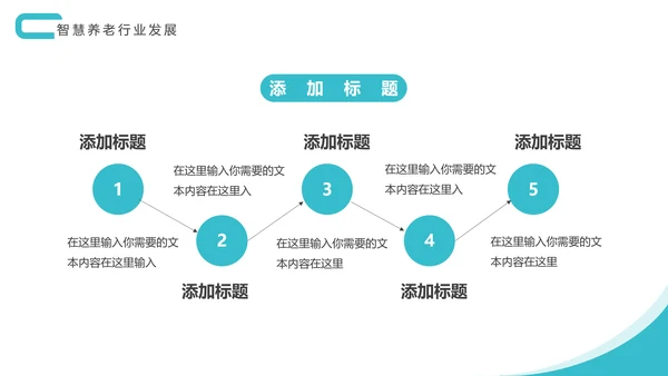 社区智慧养老PPT模板