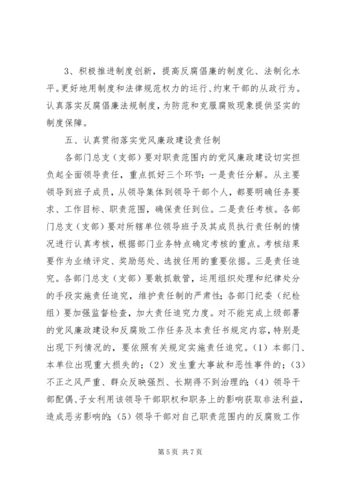 机关党风廉政建设责任书 (2).docx