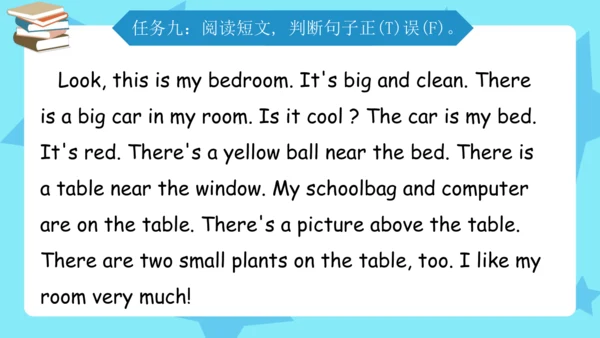Unit 5 There is a big bed 复习课件（词组+句型+语音+语法+写作指导）