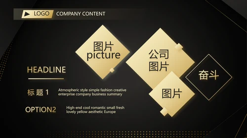高端尊贵工作汇报计划商务动态PPT