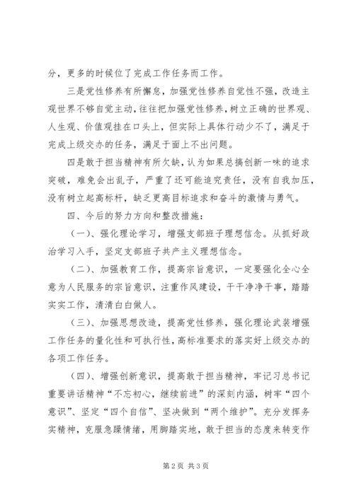 XX年党员民主生活会个人发言.docx