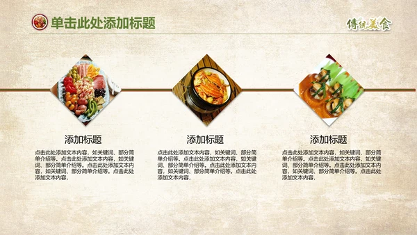 家的味道国风通用PPT模板