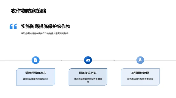 大寒季节农作物防护