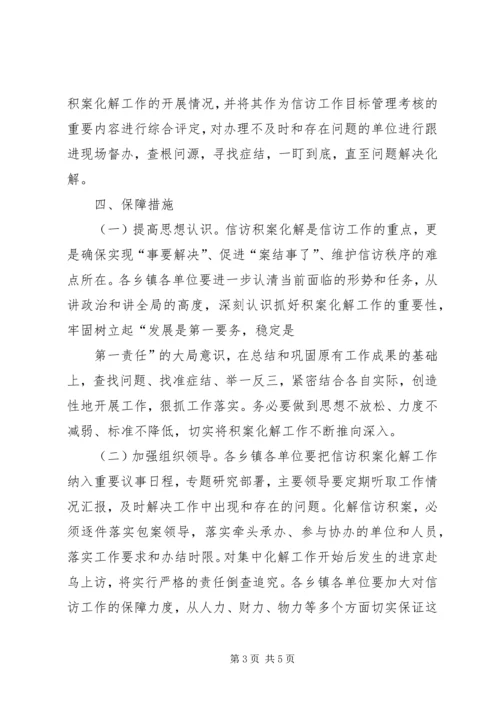 镇信访积案化解工作实施方案 (3).docx