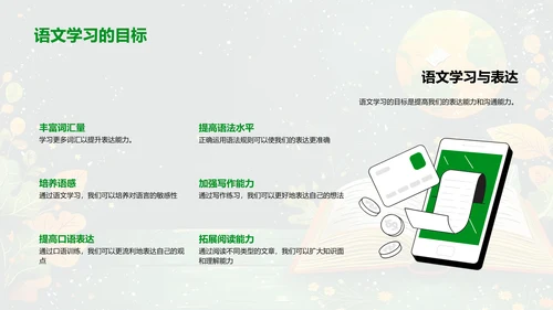 语文学习之重要性PPT模板