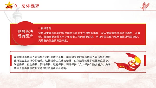 新发布关于全面加强未成年人司法保护及犯罪防治工作的意见党课PPT