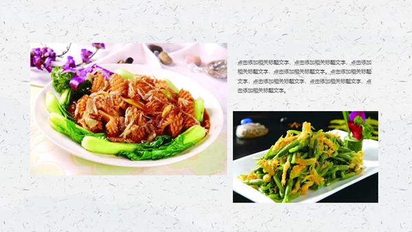 中华传统美食通用PPT模板