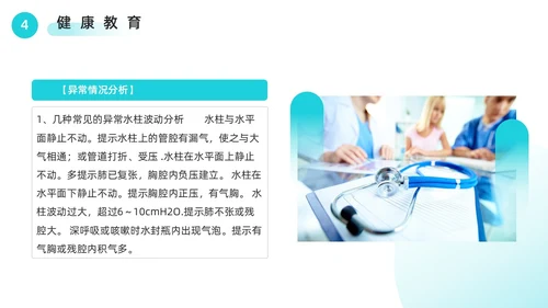 胸腔闭式引流管的护理绿色医疗简约风胸腔闭式引流管护理PPT模板护理查房