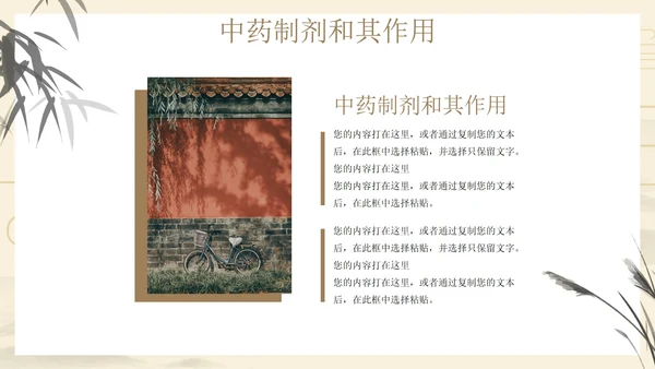 国风水墨中医主题科普教育通用PPT模板