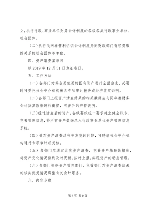 事业单位资产清查工作报告范文最新.docx