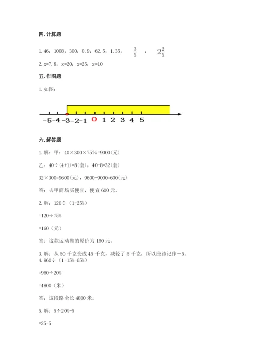 小学六年级下册数学期末卷完美版.docx