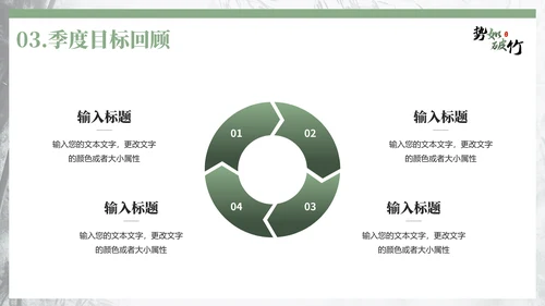 竹韵中国风，竹林竹子通用PPT模板