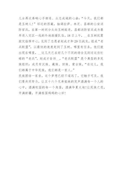 铸牢中华民族共同体意识征文作文.docx