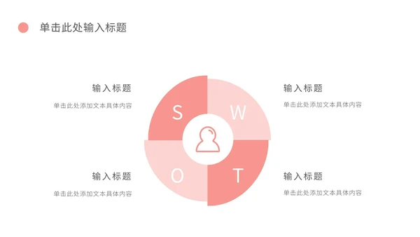 粉色工作汇报总结ppt模板