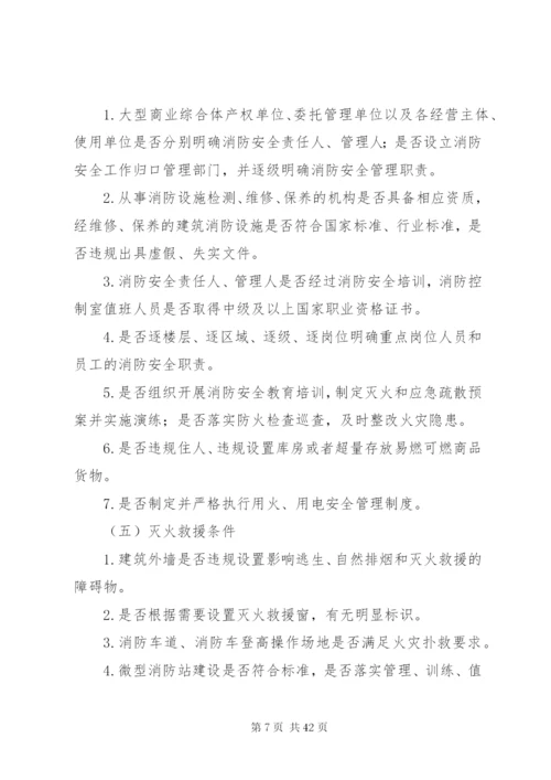 大型商业综合体消防安全承诺书.docx