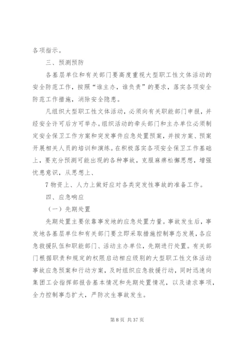 大型文体活动事故应急预案范文合集.docx