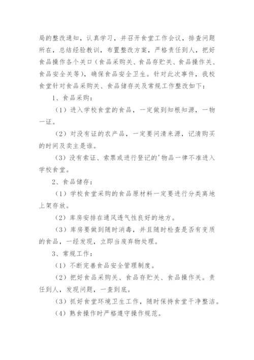 小学学校食堂整改报告.docx