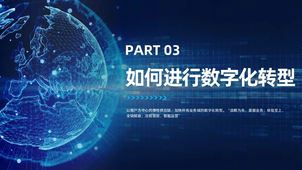 科技风企业数字化转型公司培训教育工作汇报总结PPT