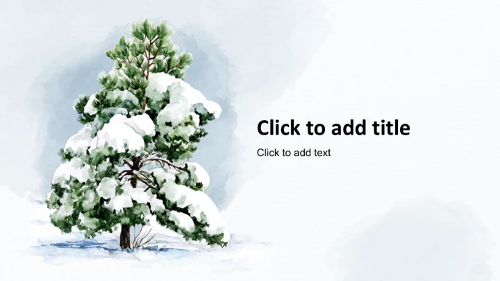 二十四节气大雪PPT主题