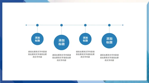 蓝色商务风现代企业宣传PPT模板