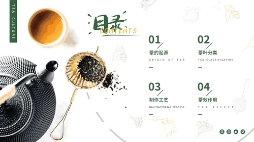茶叶文化知识分享茶社茶道喝茶通用PPT模板