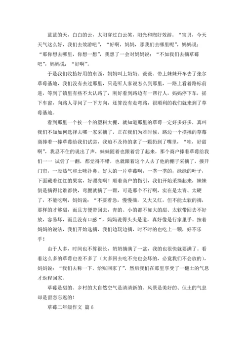 草莓二年级作文锦集七篇.docx