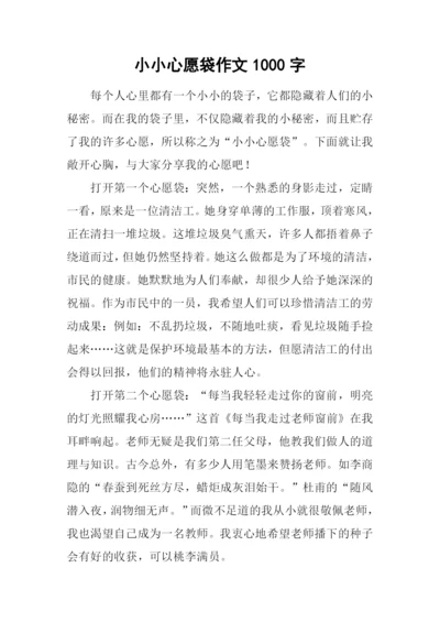 小小心愿袋作文1000字.docx