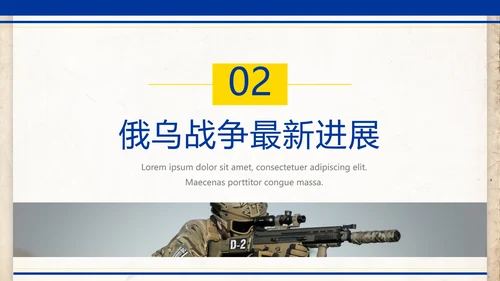 俄乌冲突专题教学解读PPT模板