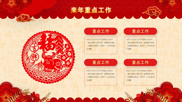 2021开门红联欢晚会赢战牛年震撼公司年会颁奖典礼ppt