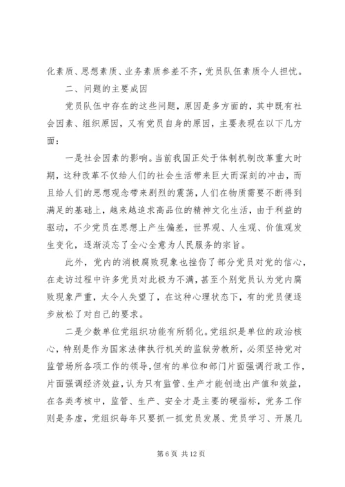 加强党员队伍建设演讲稿.docx