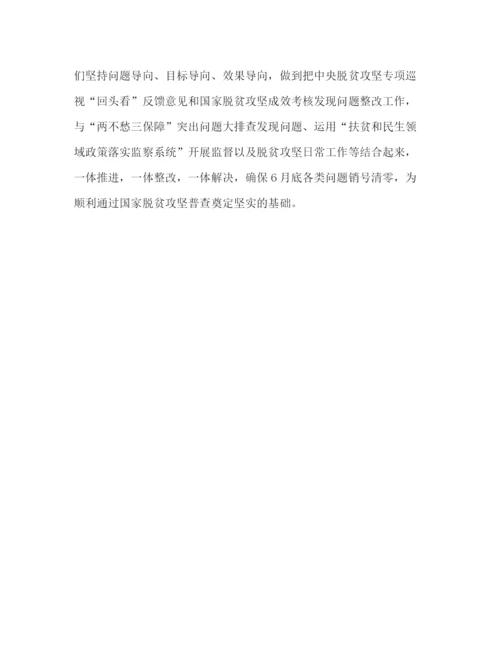 精编之委托书村脱贫攻坚整改工作材料.docx