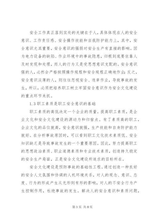 电力企业安全文化建设.docx