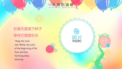 生日快乐生日派对纪念册动态PPT