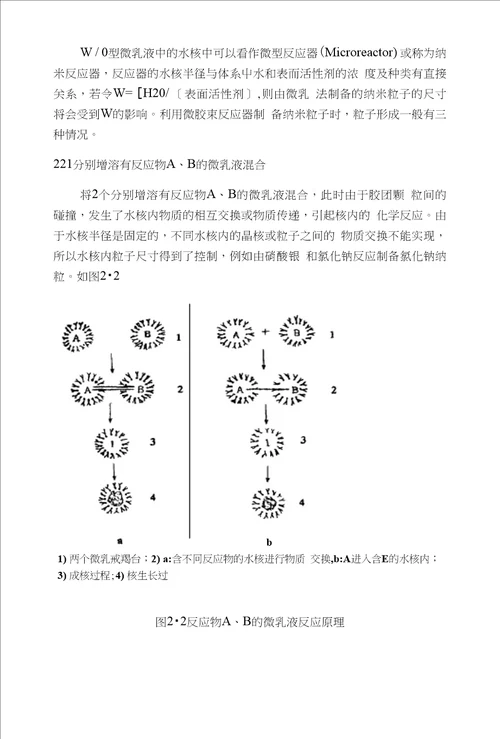 毕业设计论文化工专业纳米粒子制备