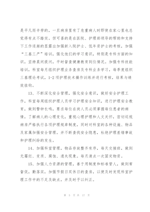 护士晋级个人申请述职报告.docx