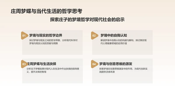 橙色水墨风庄周梦蝶-中华典故赏析PPT模板