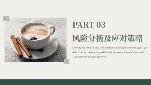 咖啡店可可豆项目计划书模板