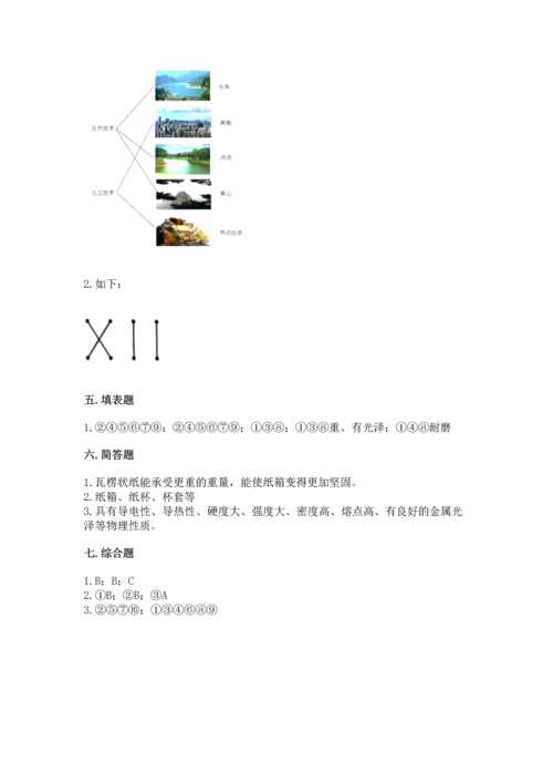 教科版科学二年级上册《期末测试卷》带答案（黄金题型）.docx