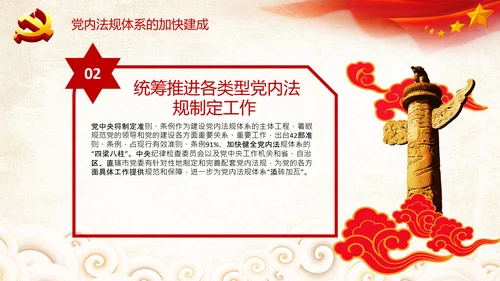 中国之治学习中国共产党党内法规体系PPT模板