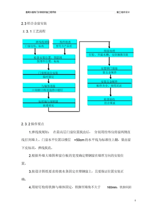 医院住院楼装修改造工程施工组织设计