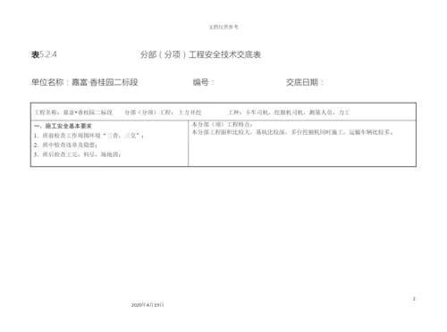 分部分项技术交底.docx