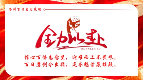高考誓师大会红色背景通用PPT模板
