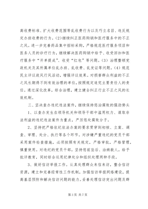 机关党风廉政建设责任书.docx