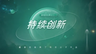 《持续创新》企业文化培训课件通用PPT模板