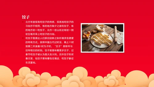 中国年春节习俗知识ppt模板