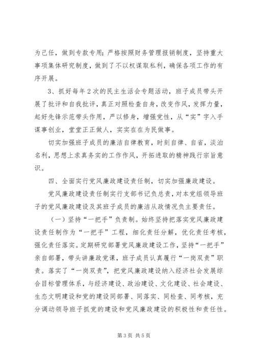 党风廉政建设和预防腐败自查总结.docx