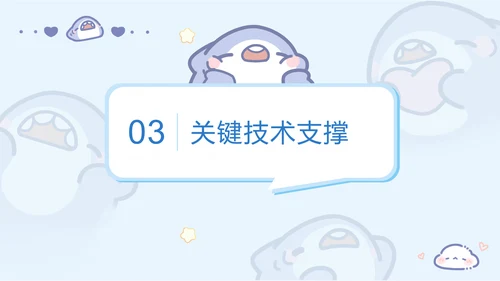 呆呆鲨可爱卡通风AI应用科普PPT模版