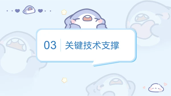 呆呆鲨可爱卡通风AI应用科普PPT模版