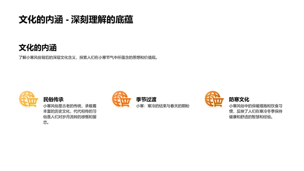 小寒节气解析讲座PPT模板