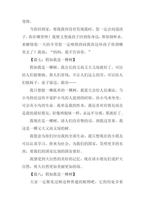 假如我是一棵树作文300字.docx